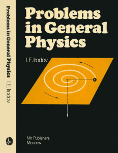 Problems in General Physics by Irodov