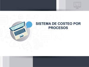 Sistema de Costeo por Procesos