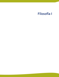 Filosof&iacute;a I: Libro de texto para bachillerato