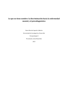 Discriminaci&oacute;n en Salud Mental: El Estigma sin Nombre