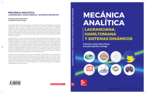 Mec&aacute;nica Anal&iacute;tica: Lagrangiana, Hamiltoniana y Sistemas Din&aacute;micos