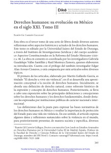 Rese&ntilde;a: Derechos humanos en M&eacute;xico siglo XXI Tomo III