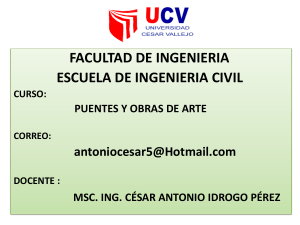 Puentes y Obras de Arte - Ingenier&iacute;a Civil UCV