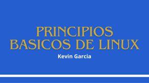 Principios b&aacute;sicos del sistema operativo Linux