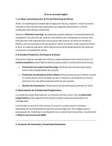 IA en el mercado digital: Aplicaciones y estrategias
