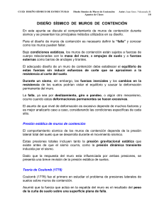 Diseno Sismico de Muros de Contencion