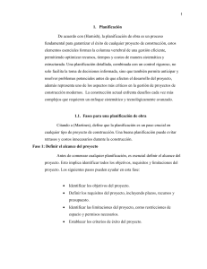 Planificaci&oacute;n de Obras: Gu&iacute;a Completa