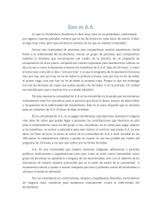 Esto es A.A.: Informaci&oacute;n sobre Alcoh&oacute;licos An&oacute;nimos