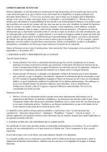 Comentario de texto: Discurso de Clara Campoamor sobre el voto femenino