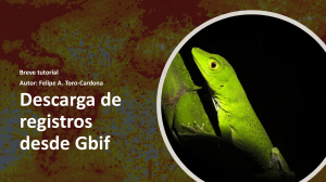 Tutorial: Descargar datos de especies desde GBIF