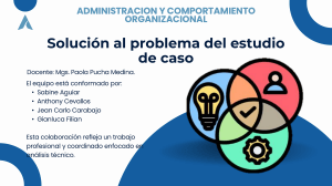 Soluci&oacute;n al estudio de caso: Estructura organizacional de SaludCostera