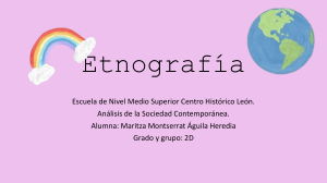 Etnograf&iacute;a: An&aacute;lisis de la sociedad contempor&aacute;nea