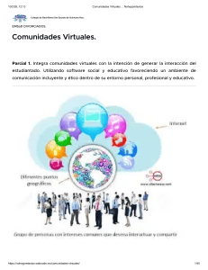 Comunidades Virtuales: Integraci&oacute;n y Uso en Entornos Educativos