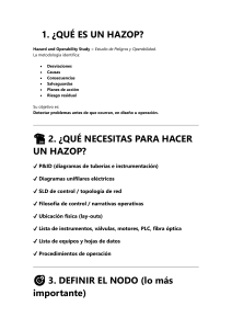 Gu&iacute;a HAZOP: Estudio de Peligros y Operabilidad