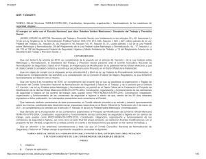 Norma Oficial Mexicana NOM-019-STPS-2011: Comisiones de Seguridad e Higiene