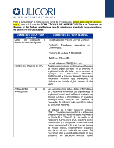 An&aacute;lisis criminol&oacute;gico de estafas digitales por phishing en Costa Rica 2025
