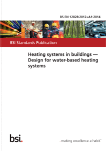 BS EN 12828:2012+A1:2014 Heating Systems Design