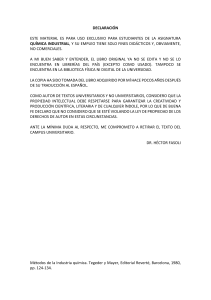 M&eacute;todos de la Industria qu&iacute;mica - Excerpt
