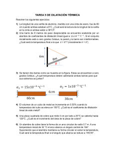 Cuaderno de trabajo de dilataci&oacute;n t&eacute;rmica: Ejercicios de f&iacute;sica