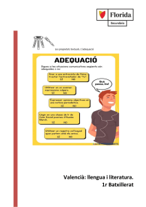 Propiedades textuales: Adecuaci&oacute;n - Cuaderno de 1&ordm; de Bachillerato