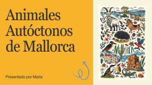 Presentaci&oacute;n Animales Aut&oacute;ctonos de Mallorca