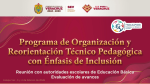 Reporte de evaluaci&oacute;n PORTI: Avances en educaci&oacute;n b&aacute;sica