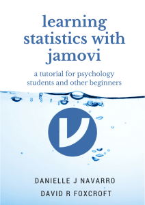Learning Statistics with Jamovi: Tutorial for Psychology Students