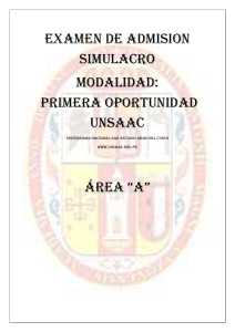 EXAMEN DE ADMISION 2024 resuelto