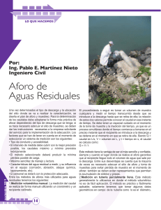 Manual de Medici&oacute;n de Caudales de Aguas Residuales