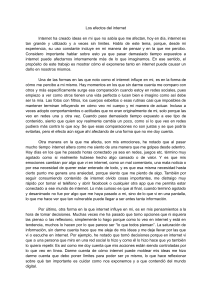Los efectos del internet en la percepci&oacute;n y decisiones personales