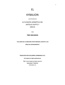 El Kybalion