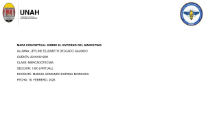 Mapa conceptual del entorno del marketing