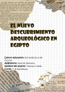Descubrimiento arqueol&oacute;gico en Egipto: An&aacute;lisis de la tumba de Nery-Ank
