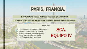 Paris, Francia: Hitos, Nodos, Sendas y Distritos