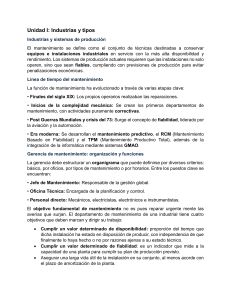 Mantenimiento Industrial: Fundamentos y Planificaci&oacute;n