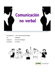 Comunicaci&oacute;n no verbal: Gu&iacute;a para la entrevista psicol&oacute;gica