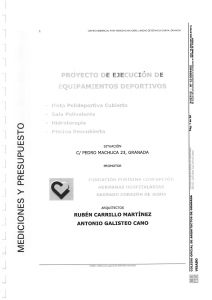 Proyecto de Equipamientos Deportivos para Centro Residencial en Granada