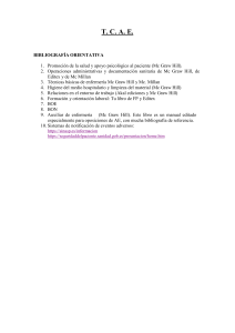 Bibliograf&iacute;a T.C.A.E. para Auxiliar de Enfermer&iacute;a