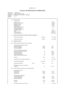 C&aacute;lculo de Ventilaci&oacute;n de Subestaci&oacute;n