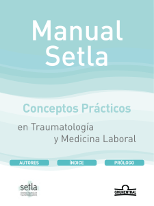 Manual Setla: Conceptos Pr&aacute;cticos en Traumatolog&iacute;a y Medicina Laboral