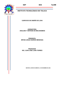 Ejercicio de Dise&ntilde;o de Leva - Instituto Tecnol&oacute;gico de Toluca