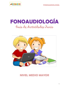 Gu&iacute;a de Actividades de Fonaudiolog&iacute;a para Nivel Medio Mayor