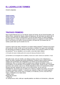 El Lazarillo de Tormes Versi&oacute;n Adaptada