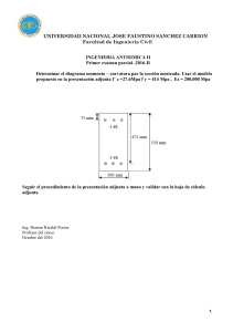 Diagrama momento-curvatura - Examen Parcial Ingenier&iacute;a Antis&iacute;smica II