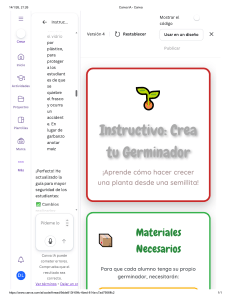 Gu&iacute;a: Crea tu Germinador