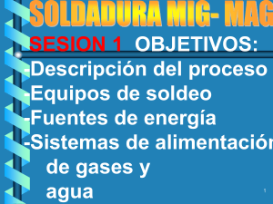 Presentaci&oacute;n Proceso Soldadura MIG-MAG