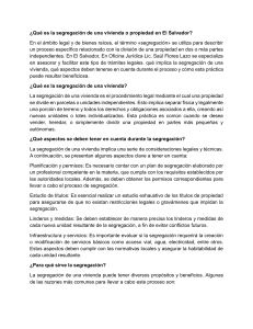 Segregaci&oacute;n de vivienda en El Salvador: gu&iacute;a completa
