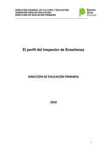 El perfil del Inspector de Enseñanza