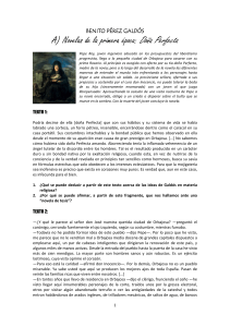 Textos Tema 3  La novela realista del XIX. Galdos