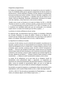 Anagn&oacute;risis: Tipos de Reconocimiento en la Po&eacute;tica de Arist&oacute;teles